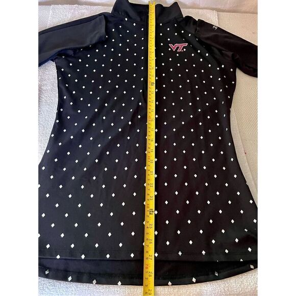 Champion NCAA Women's Classic Workout Half Zip Jacket VA Tech Hokies Sz M - Picture 6 of 6